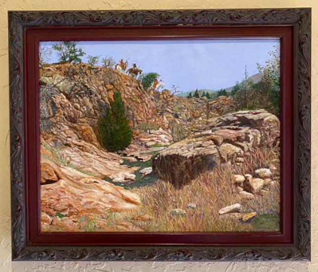 Bison Loop Scout painting