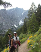 Death Canyon trail at Grand Teton.
