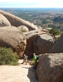 Elk Mountain Trail at Wichita Mountain Wildlife Refuge in Oklahoma