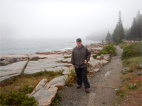 Ocean Path at Acadia National Park in Maine.